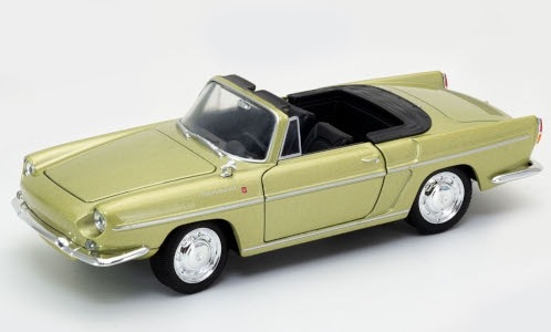 1/24 ルノー カラベル Welly Renault Caravelle グリーン 緑 metallic