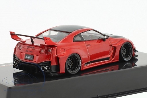 1/43 日産 GTR IXO 黒 ブラック Nissan 35GT-RR LB-silhouette