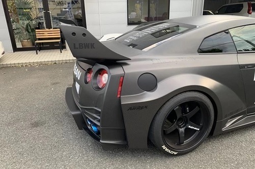 1/43 日産 GTR IXO 黒 ブラック Nissan 35GT-RR LB-silhouette WORKS