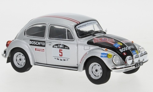 VW Beetle Käfer 1200 1953 Silver Oval Window 1:43 Minichamps