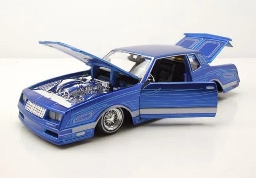 1958 Chevrolet ミニカー シルバーJADA1/24 柔らかい 1958