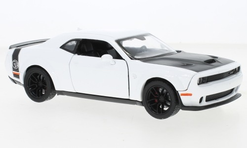 1/24 ダッジ チャレンジャー ヘルキャット 白 黒 Dodge