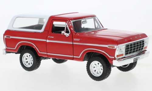 1/24 フォード ブロンコ カスタム 赤 レッド Motormax Ford