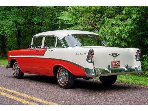 1/24 シボレー シヴォレー ベルエアー 赤 白 WhiteBox Chevrolet