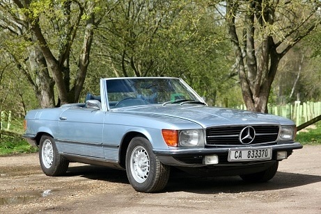 1/43 メルセデス ベンツ ブルー 青 IXO Mercedes 280 SL R107 metallic