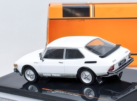 1/43 サーブ 白 ホワイト ターボ IXO Saab 99 Turbo station