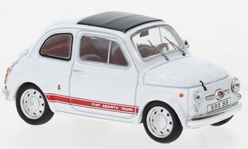 中古品 1/43 フィアット Fiat 500 アバルト Abarth ホワイト 1/43 フィアット アバルト 白 ホワイト IXO Fiat Abarth 595 SS