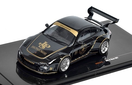 1/43 ポルシェ IXO Porsche 911 997 Old & New black Decorated