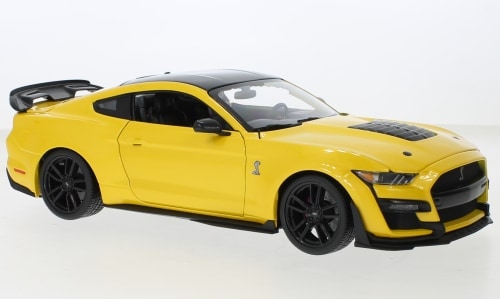 1/18 ե ޥ ӡ   Ford Mustang Shelby GT500 yellow black 2020 1:18  񥵥80