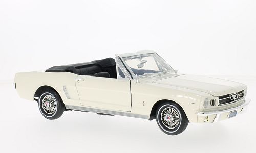 1/18 ե ޥ С֥  ۥ磻 Ford Mustang Convertible white 1964 1:18  񥵥100