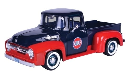 1/24 ե ԥåå ȥå  Motormax Ford F-100 Pick Up dark blue red Gulf 1956 1:24 񥵥80