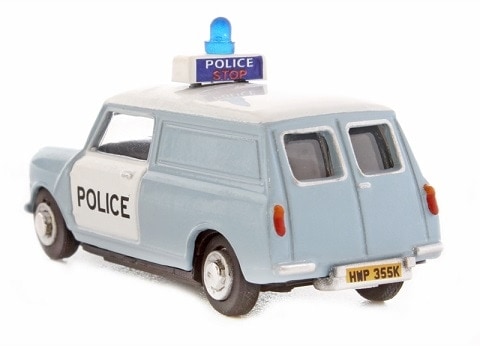 BMC Genuine Parts Van ミニカー 1/76 ミニクーパー 1/76 ミニ バン 水色 パトカー 警察車輛 Mini Van light blue white