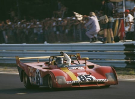 NO SPARK Ferrari 312P N.A.R.T. #1 6th 24 Heures du Mans 1974