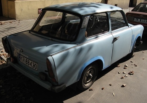 1/24 トラバント 東ドイツ 水色 ブルー Trabant 601 light blue