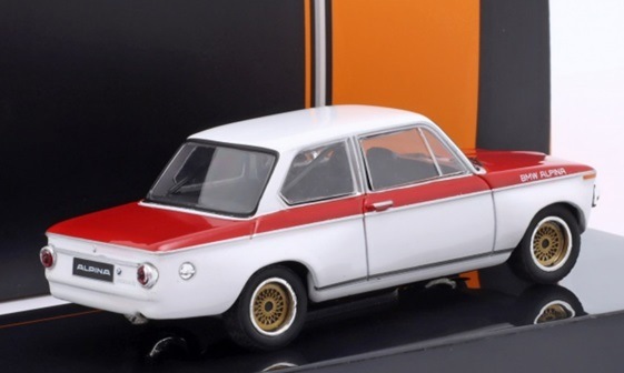 1/43 アルピナ 赤 白 ホワイト レッド IXO BMW Alpina 2002 Tii white