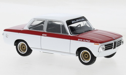 1/43 アルピナ 赤 白 ホワイト レッド IXO BMW Alpina 2002 Tii white