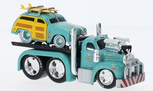 1/64 マック トラック Maisto Mack B-61 Flatbed turquoise 1953 1:64