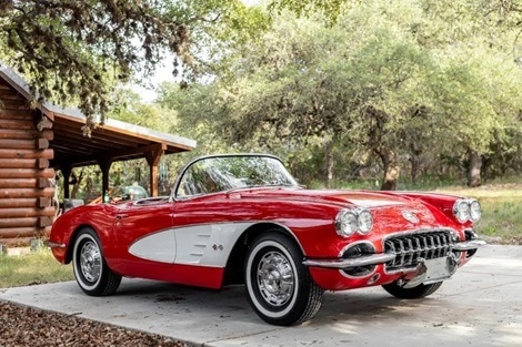 1/18 シボレー コルベット 赤 レッド Motormax Chevrolet Corvette red
