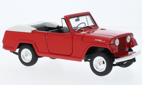 1/24 ジープ ジープスター コマンドー 赤 レッド Welly Jeep Jeepster