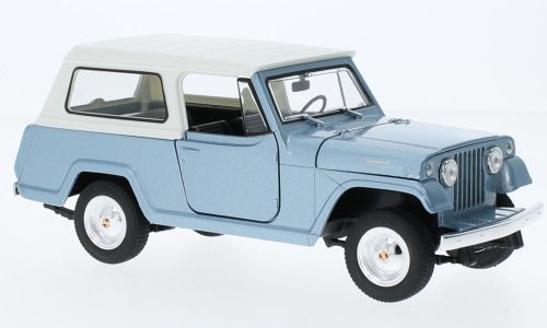 1/24  ץ ޥɡ ֥롼  Welly Jeep Jeepster Commando metallic light blue 1:24 񥵥60