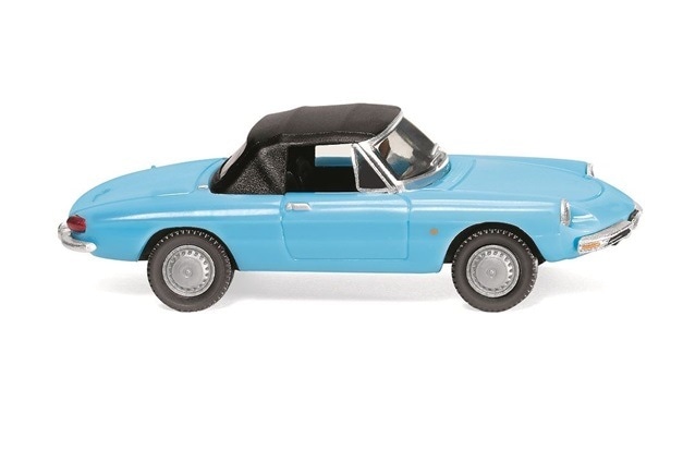 1/87 アルファロメオ スパイダー ライトブルー 水色 Wiking Alfa Romeo