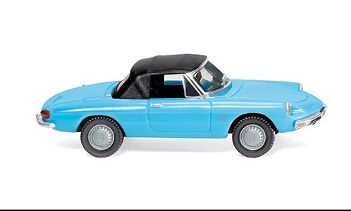 アルファロメオ　スパイダー　1/43 1/87 アルファロメオ スパイダー ライトブルー 水色 Wiking Alfa Romeo
