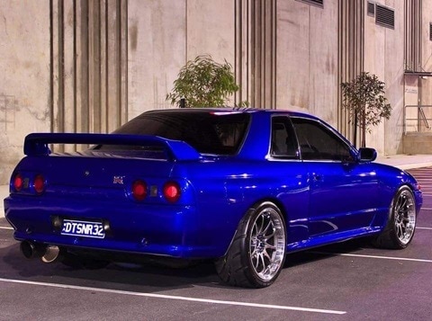 Nissan Skyline GT-R 青 ミニカー 限定3000台 Mini GT 1:64 Nissan Skyline GT-R Top Secret VR32 Metallic