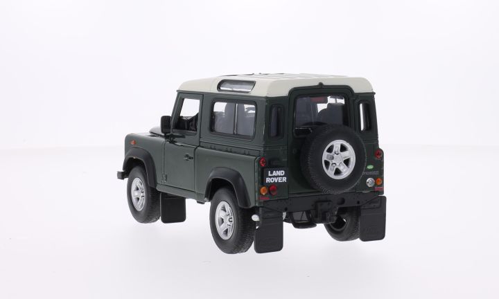 1/24ランドローバー ディフェンダー ミニカー 緑とブルー 2台セット