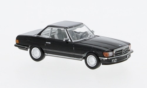 1/87 メルセデス ベンツ ブラック 黒 Mercedes SL R107 black