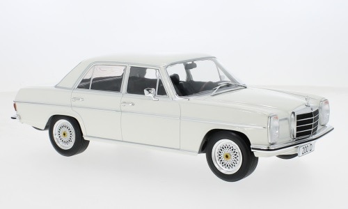 人気のクリスマスアイテムがいっぱい！ メルセデス 1/18 ベンツ white W115 D 200 Mercedes ホワイト 白 乗用車