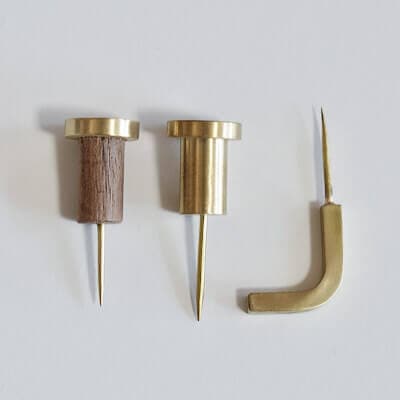brass wall pin hook