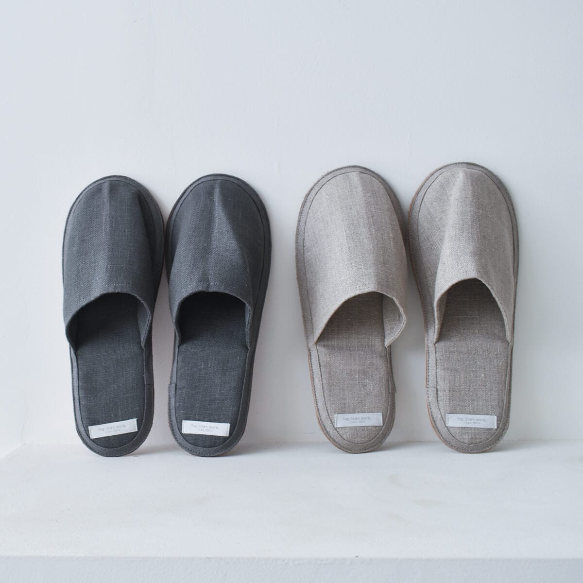 スリッパ LINEN SLIPPERS / fog linen work｜ CATAWARA（カタワラ）