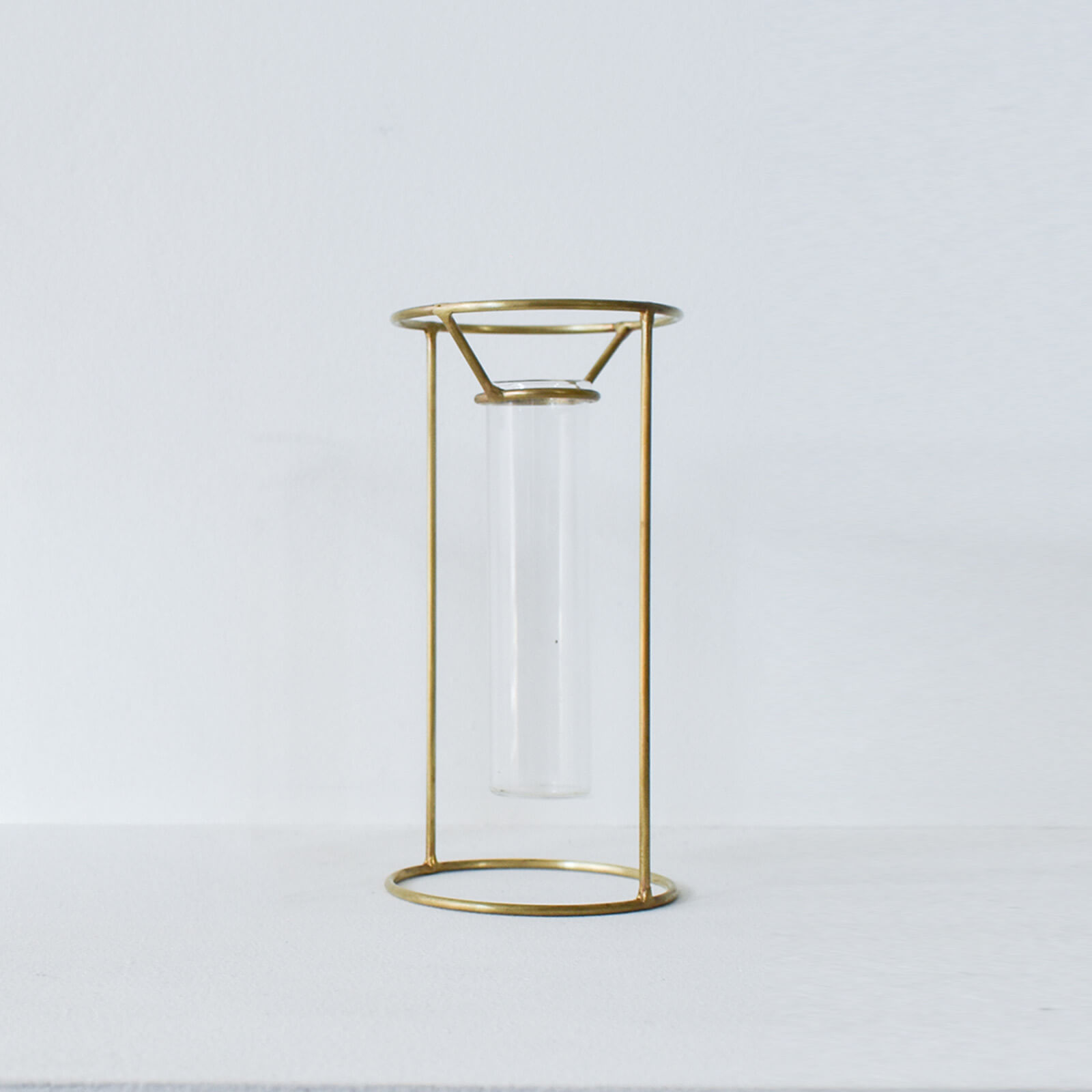 PIKE STAND BRASS VASE