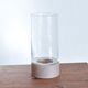 WOOD & GLASS VASE