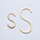 BRASS FLAT S HOOK