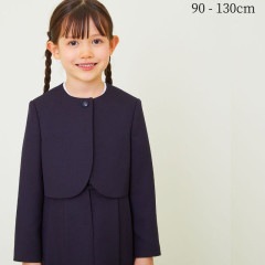 ノーカラーボレロ 90 100 105 110 115 120 130cm (2432-2371) CHOPINblue/ショパンブルー