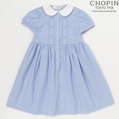 お花刺繍丸襟ワンピース 100 110 120 130cm(8096-2300) 