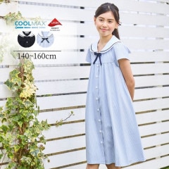 【SUMMERセール20％OFF】セーラーAラインワンピース 140 150 160cm	(8336-7514) CHOPIN/ショパン