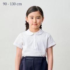 天竺半袖ブラウス 90 100 110 120 130cm(8193-2301)