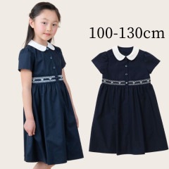 スモッキング刺しゅうワンピース 100 110 120 130cm (8236-2300)