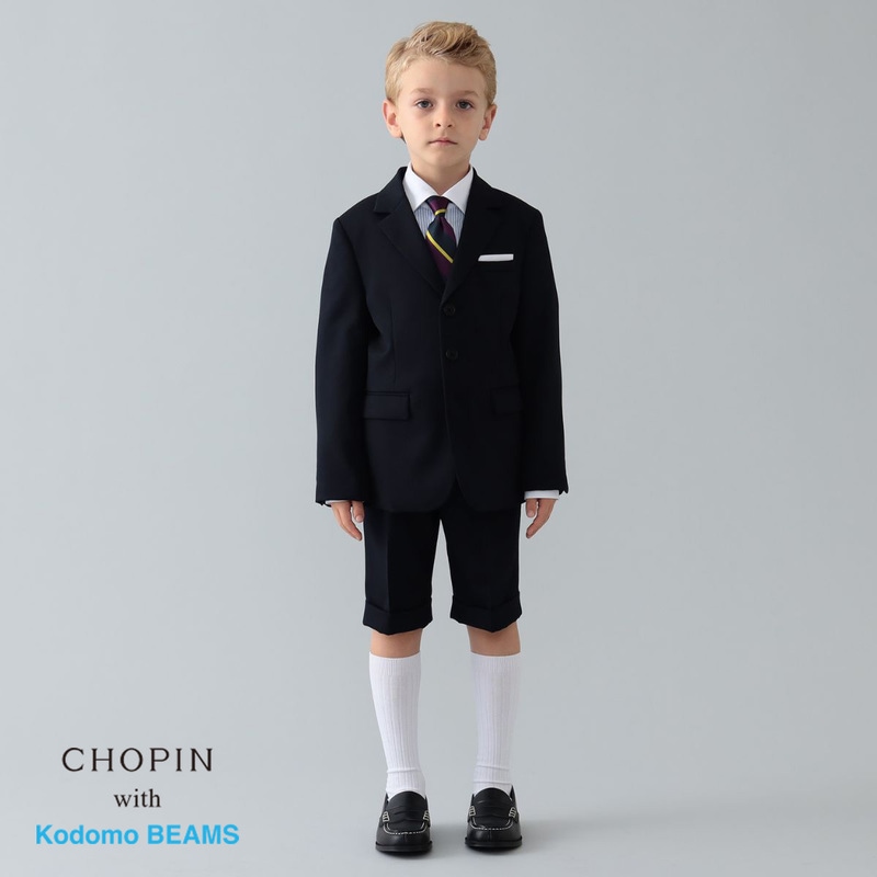 ウールネイビースーツセット 110 120 130cm (8301-5422) CHOPIN with kodomo BEAMS/こどもビームス