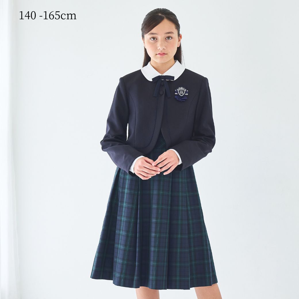 NEW【セール50％OFF】セーラー襟ジャンパースカートスーツ 150