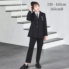 【先行販売20％OFF】プリーツジャケットロングパンツスーツ 150 160 165 165Bcm (8401-2502) CHOPIN/ショパン　【PREMIUMライン】