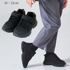 オールブラックスニーカー 18 19 20 21 22cm CHOPINblue/ショパンブルー(8490-0019)