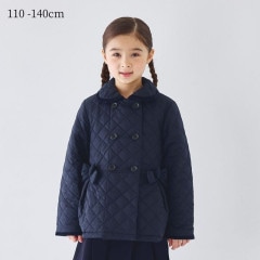 ダイヤキルトWブレストショートコート 100 110 120 130 140cm (2572-7316) CHOPIN blue/ショパン ブルー