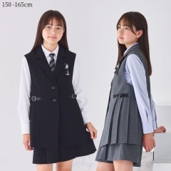 プリーツジレスーツ 150 160 165cm (8571-2556) CHOPIN/ショパン