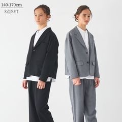 【WEB限定】リラクシーフォーマルスーツセット 140 150 160 170cm(2571-5651) CHOPINblue/ショパンブルー       