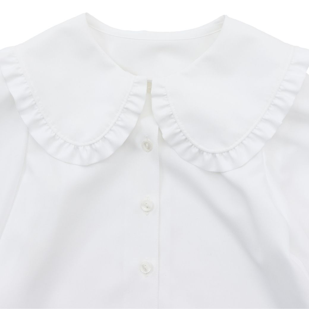 【大人気/再入荷】ビッグカラーブラウス 110 120 130 140cm (2473-7348) CHOPINblue/ショパン ブルー