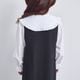 ビッグカラーブラウス 110 120 130 140cm (2473-7348) CHOPINblue/ショパン ブルー