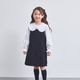 ビッグカラーブラウス 110 120 130 140cm (2473-7348) CHOPINblue/ショパン ブルー